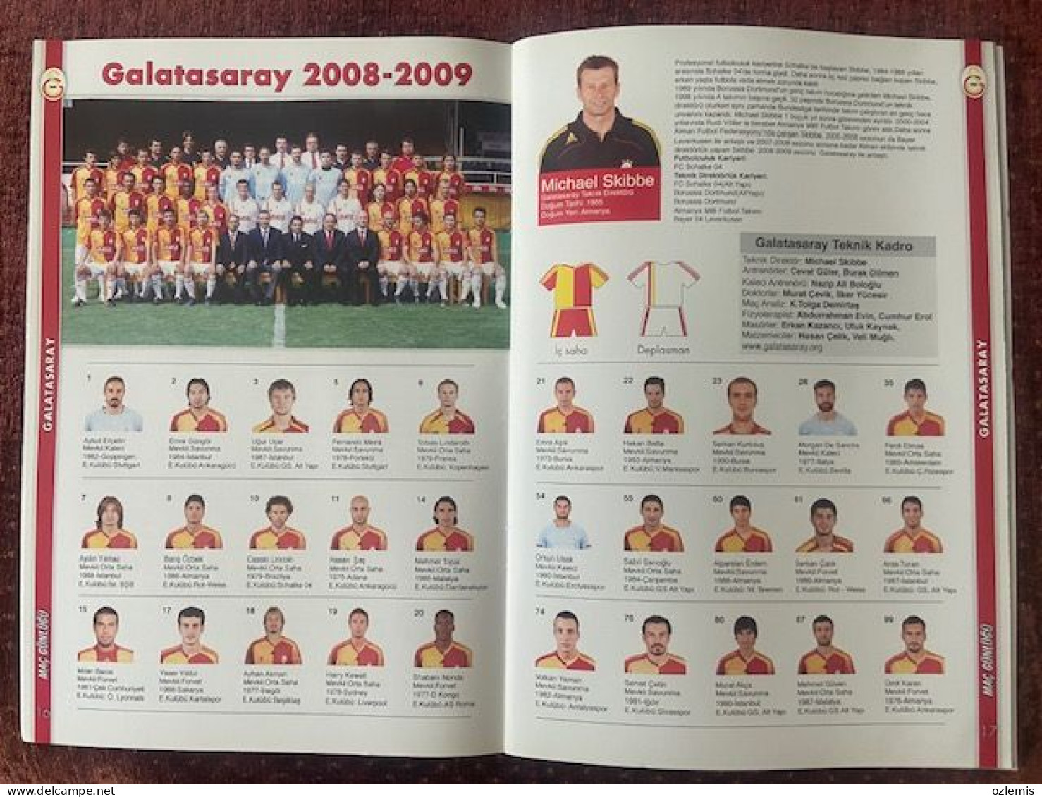 FENERBAHCE -GALATASARAY , ,MATCH SCHEDULE ,2008 - Livres
