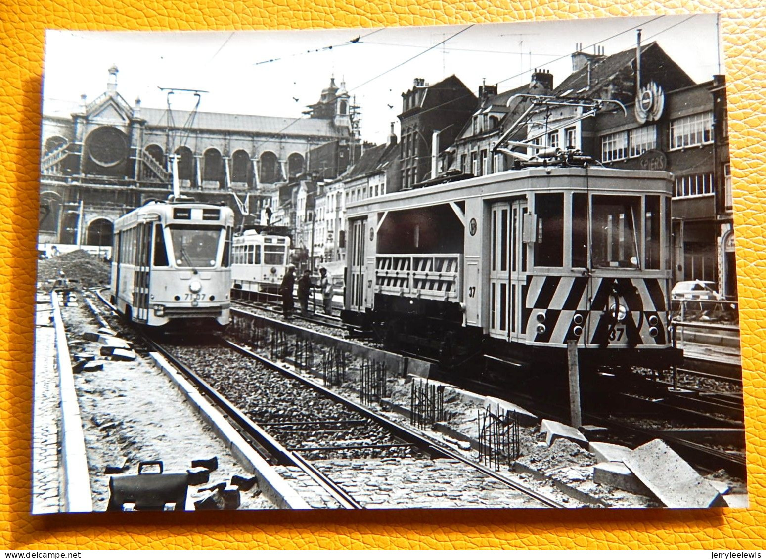 BRUXELLES - Travaux Du Pré-métro,  Inauguré En 1969 -  (Photo R. TEMMERMAN) -  (9 X 13 Cm) - Transporte Público