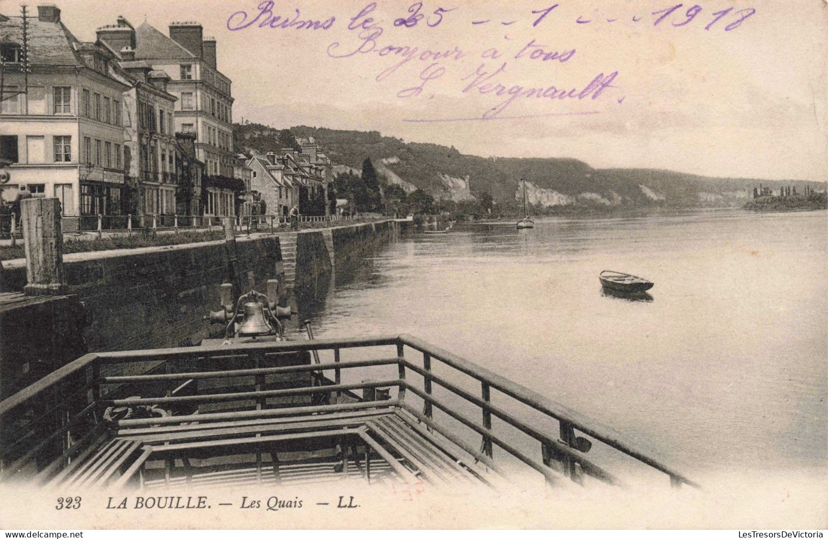 FRANCE - La Bouille - Les Quais - LL - Carte Postale Ancienne - La Bouille