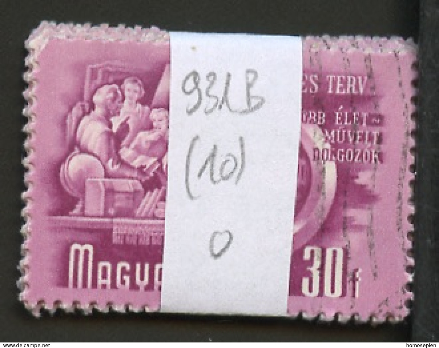 Hongrie - Hungary - Ungarn Lot 1950 Y&T N°931B - Michel N°1073 (o) - 30fi Foyer Culturel - Lot De 10 Timbres - Sammlungen