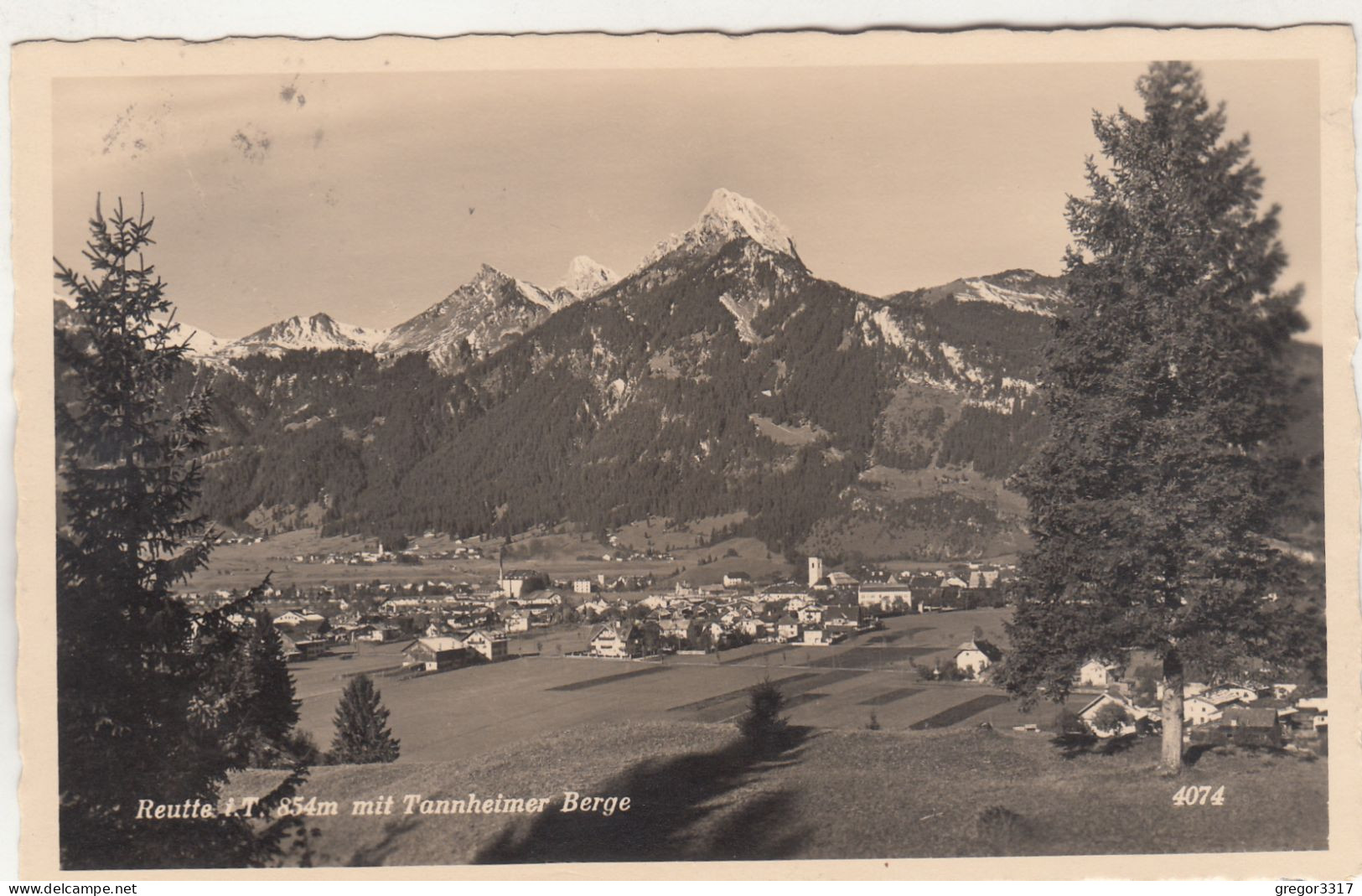 D6985) REUTTE - Tirol - Mit Tannheimer Berge ALT ! 1934 - Reutte