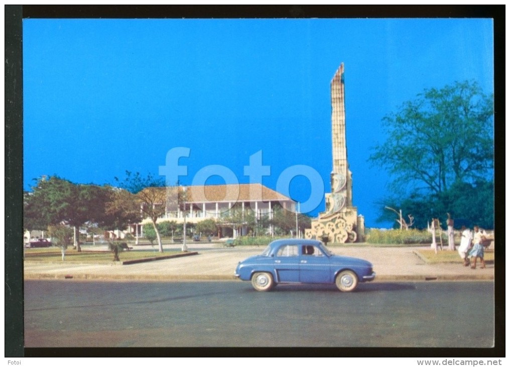 POSTCARD GUINE BISSAU  AFRICA CARTE POSTALE VOITURE RENAULT DAUPHINE - Guinea-Bissau