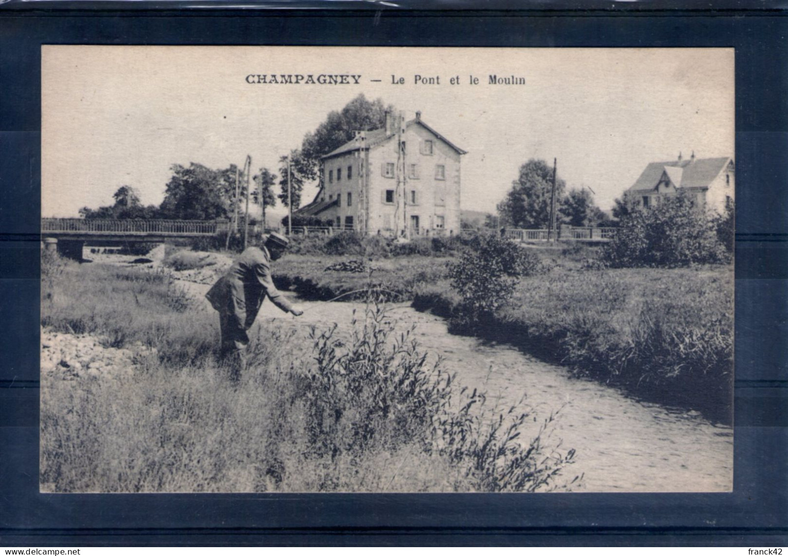 70. Champagney. Le Pont Et Le Moulin - Champagney