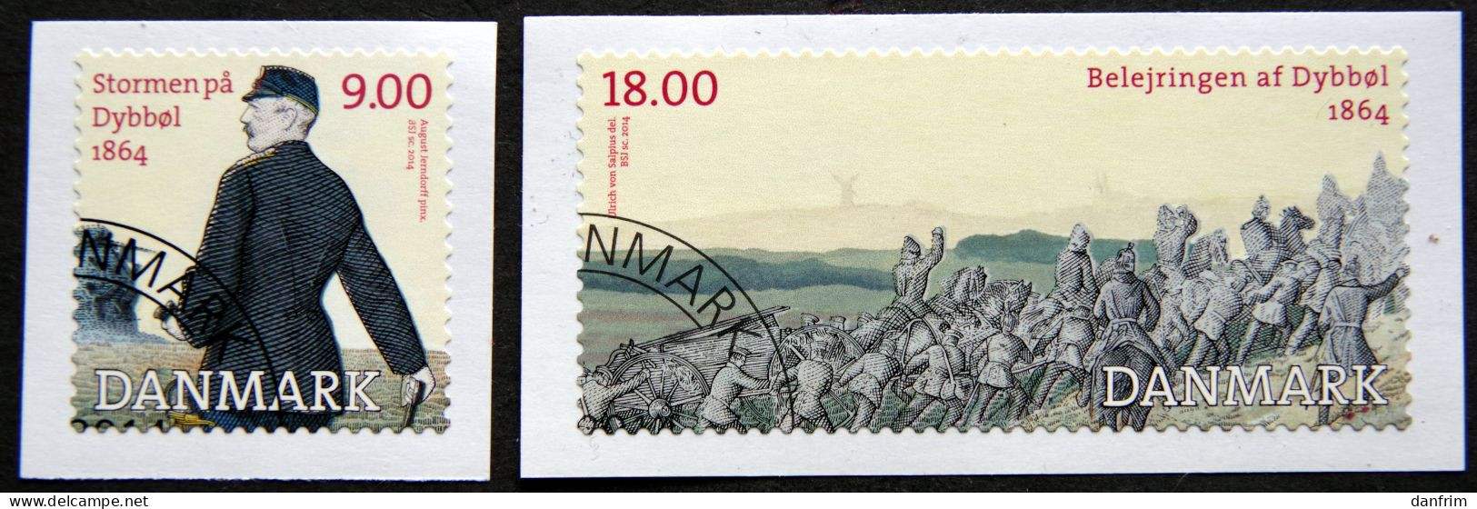 Denmark 2014  Minr.1774 -75   Dybbøl 1864   (O)   ( Lot  G 120 ) - Used Stamps