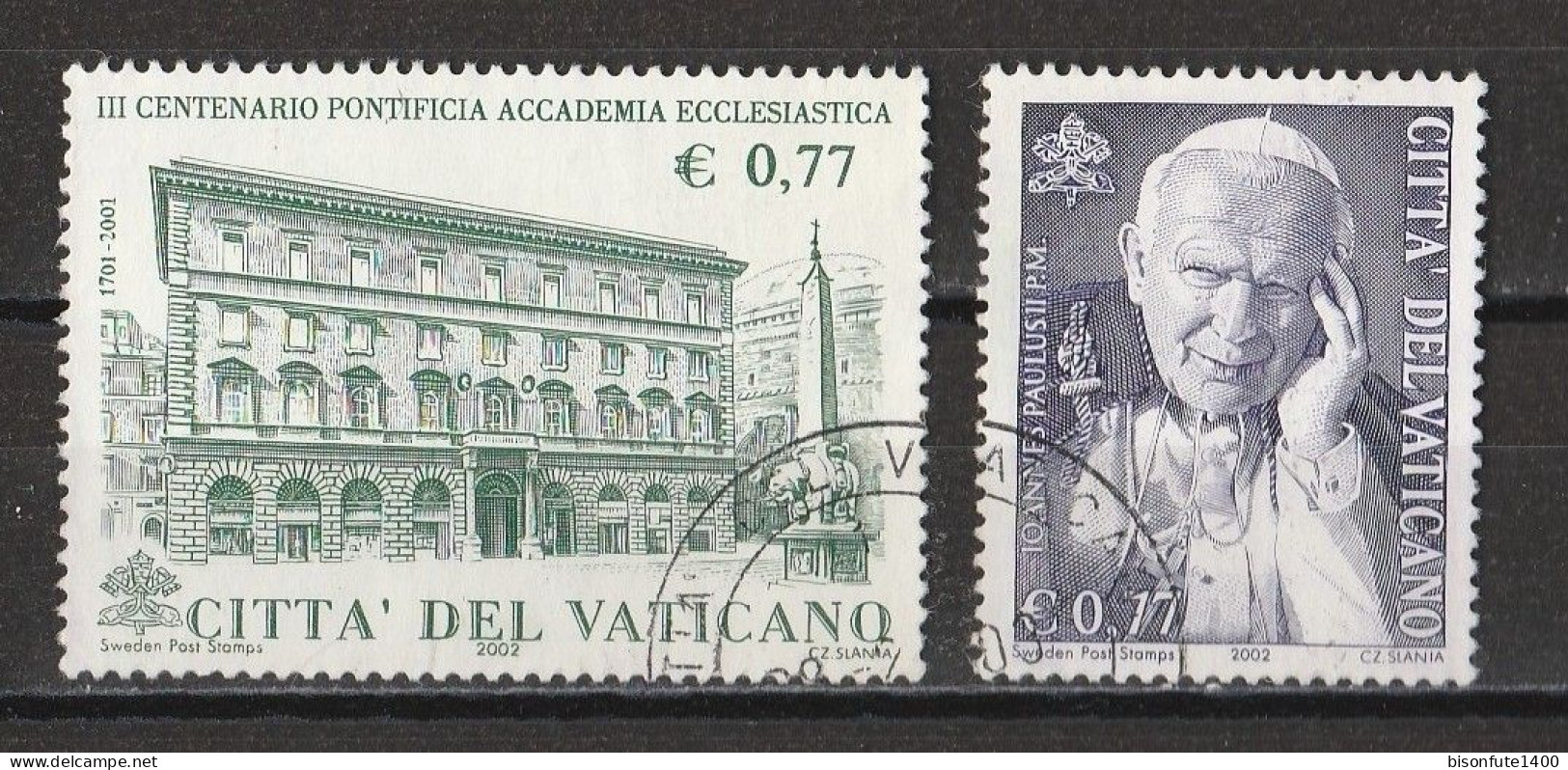 Vatican 2002 : Timbres Yvert & Tellier N° 1253 - 1254 - 1255 - 1256 - 1260 - 1261 Et 1262 Oblitérés. - Used Stamps
