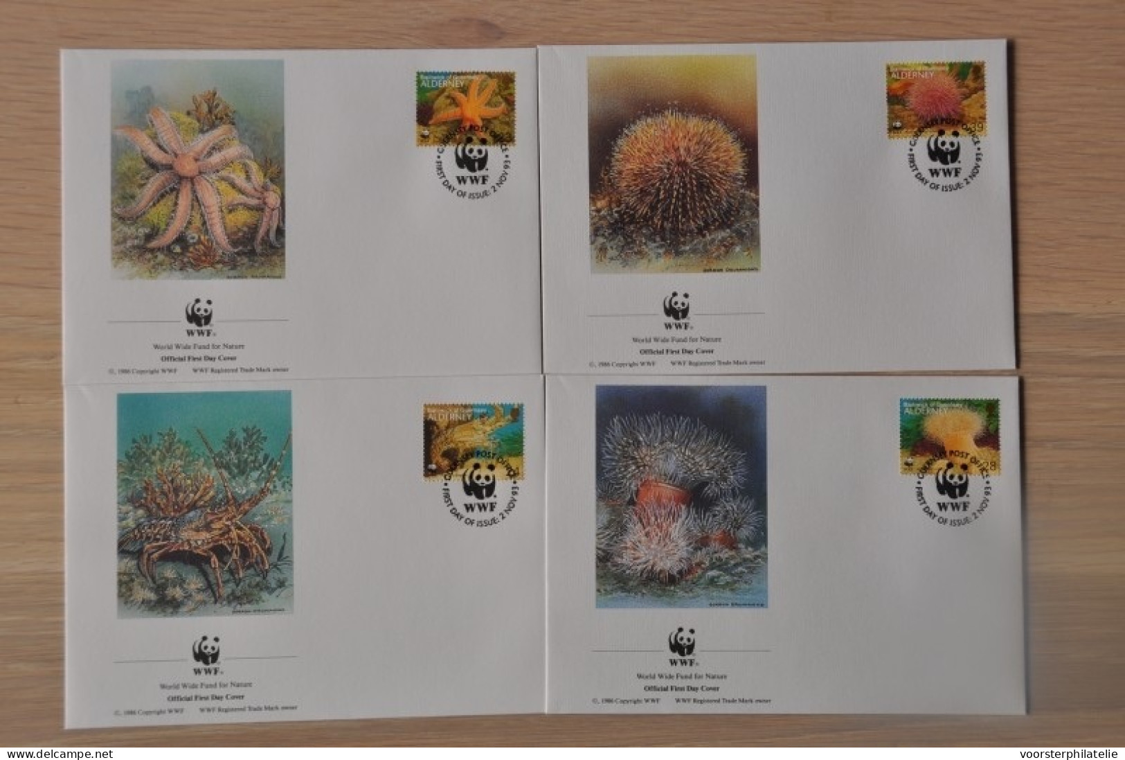 201 ++ FDC WWF WNF WERELD NATUUR FONDS ++ ALDERNEY ONDER WATER - Autres & Non Classés