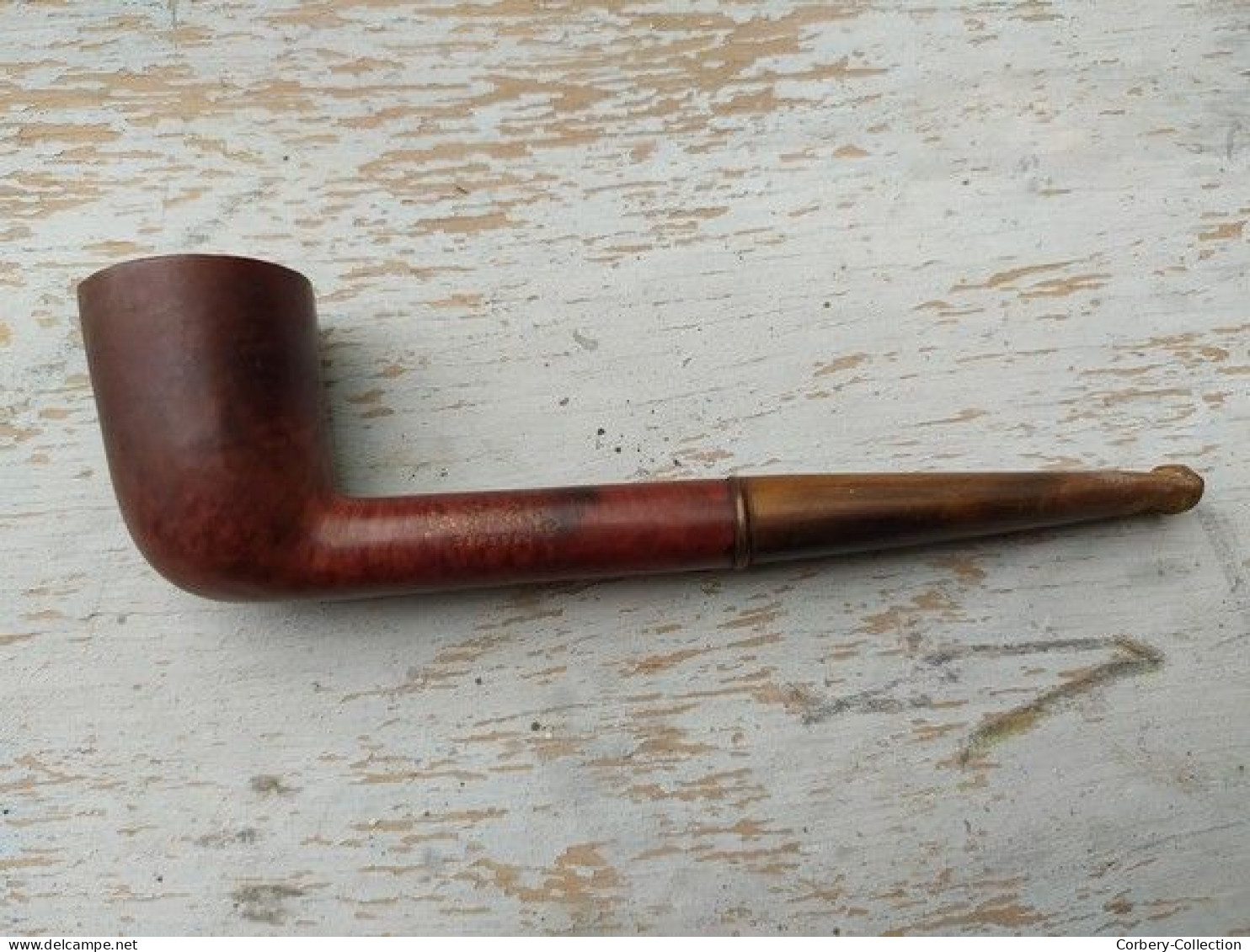 Lot 4 Anciennes Pipes en Bruyère Collection Tabac