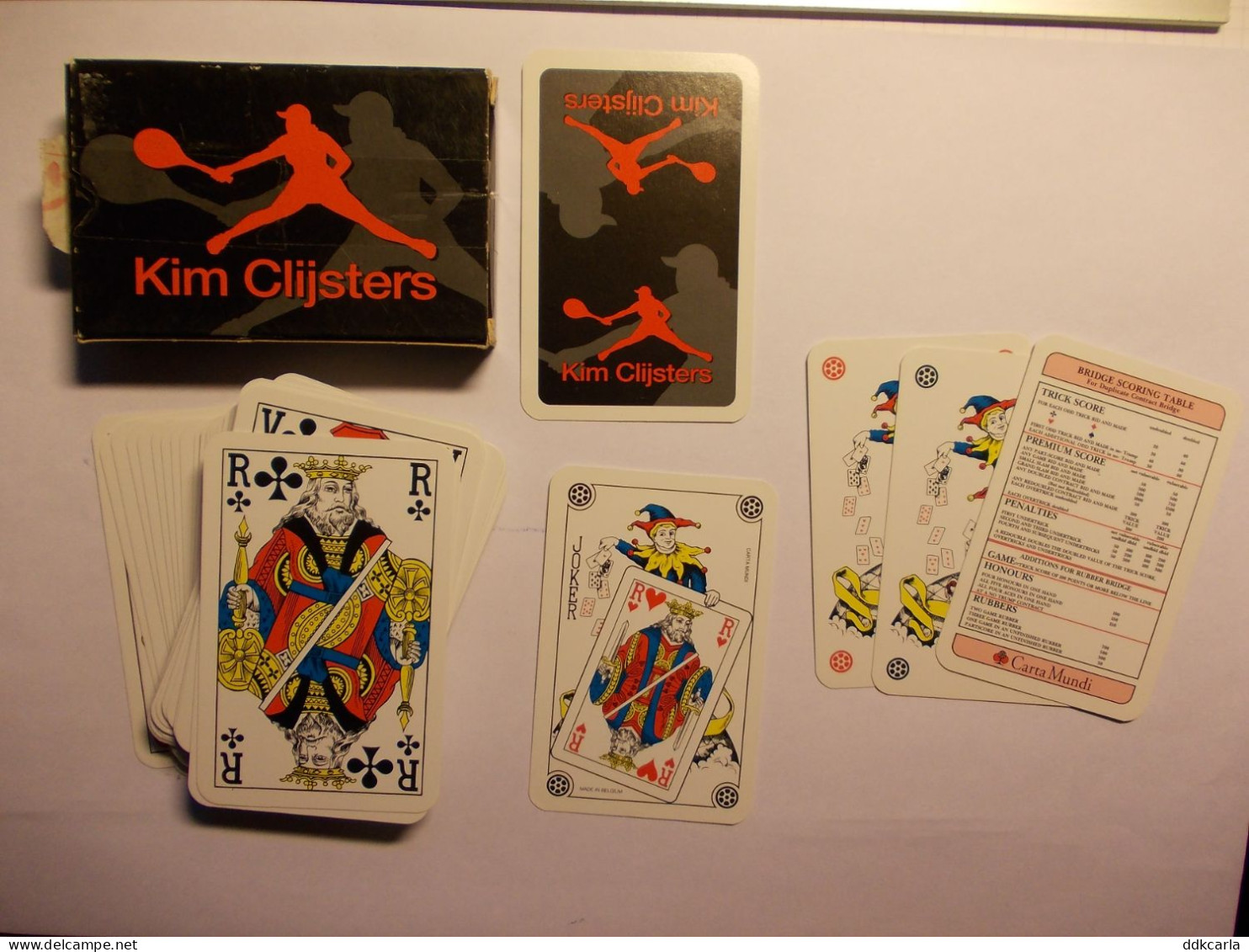 Speelkaarten - Jeu Des Cartes - Sport - Tennis - Kim Clijsters / Carta Mundi - 54 Cards