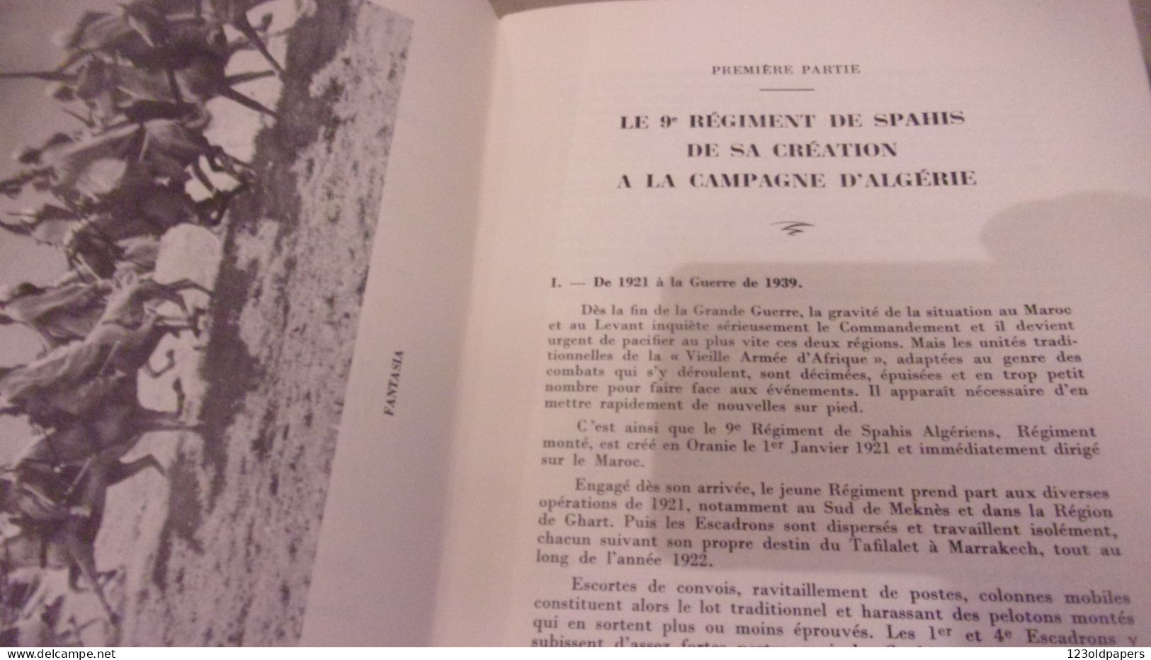 LE 9 EME REGIMENT DE SPAHIS 1921 / 1962  HISTORIQUE EDITE EN 1963 48 PAGES ILLUSTREES WWII GUERRE ALGERIE - Documenten