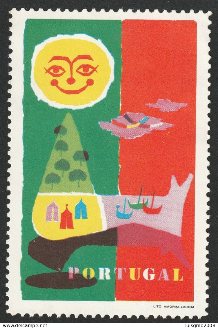 Vignette, Portugal 1950 - Vinheta Turística. Portugal -|- MNG No Gum - Ortsausgaben