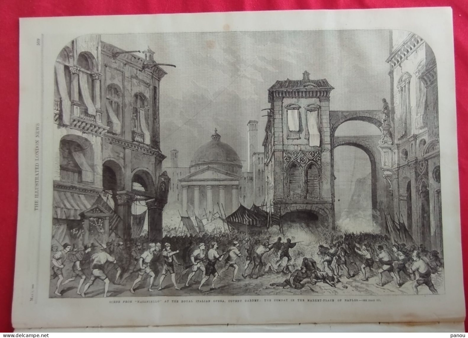 THE ILLUSTRATED LONDON NEWS 1202 MAY 9,1863 NAPLES NAPOLI - Andere & Zonder Classificatie