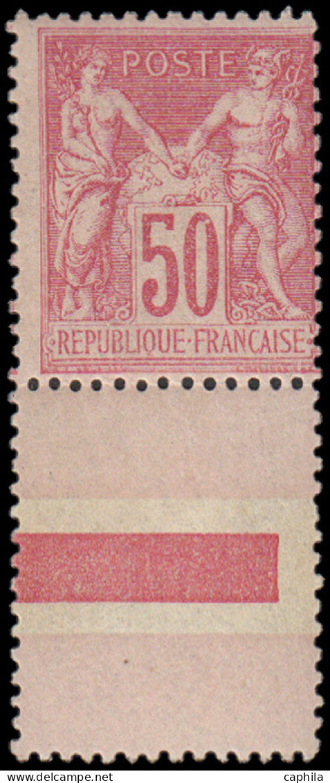 * FRANCE - Poste - 104, Très Frais, Bdf: 50c. Rose - 1898-1900 Sage (Type III)