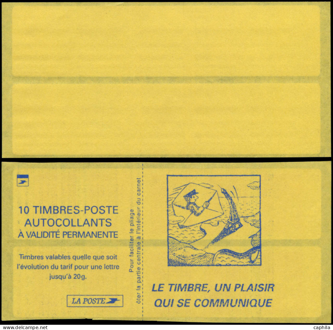 FRANCE CARNET DE TIMBRES VARIÉTÉ N° 3085a-c3 AUTOADHÉSIF AVEC