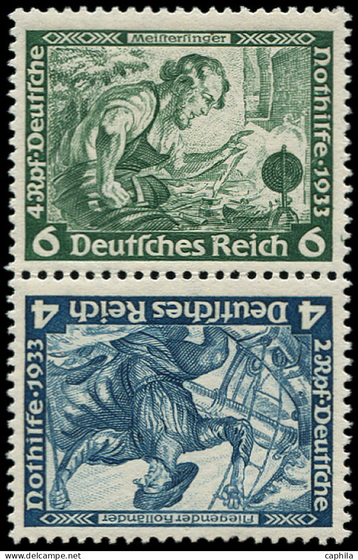 * ALL. EMPIRE - Timbres De Carnets - Michel SK 19, Tête-bêche: 4+6 Wagner - Sonstige & Ohne Zuordnung