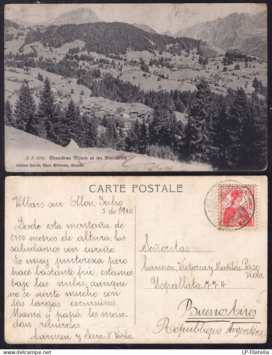 Switzerland - 1910 - Chesières Villars Et Les Diablerets - Villars-les-Moines