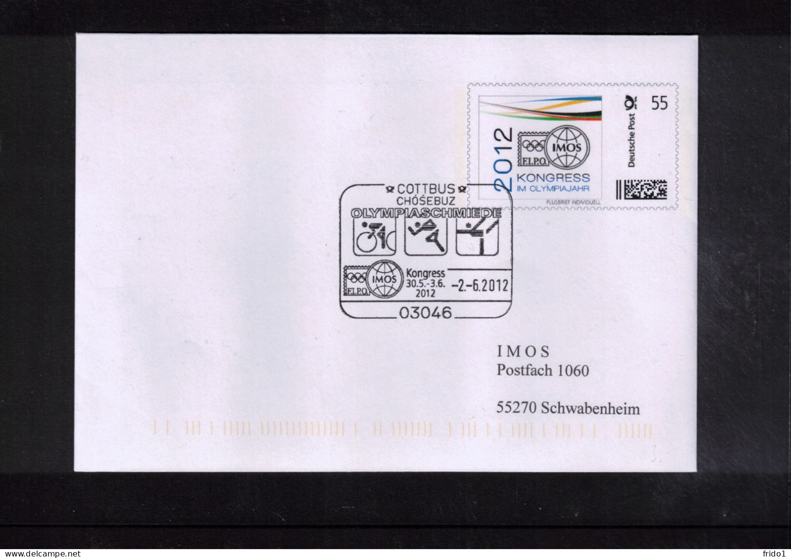 Germany 2012 Olympic Games London - IMOS Congress Interesting Letter - Eté 2012: Londres