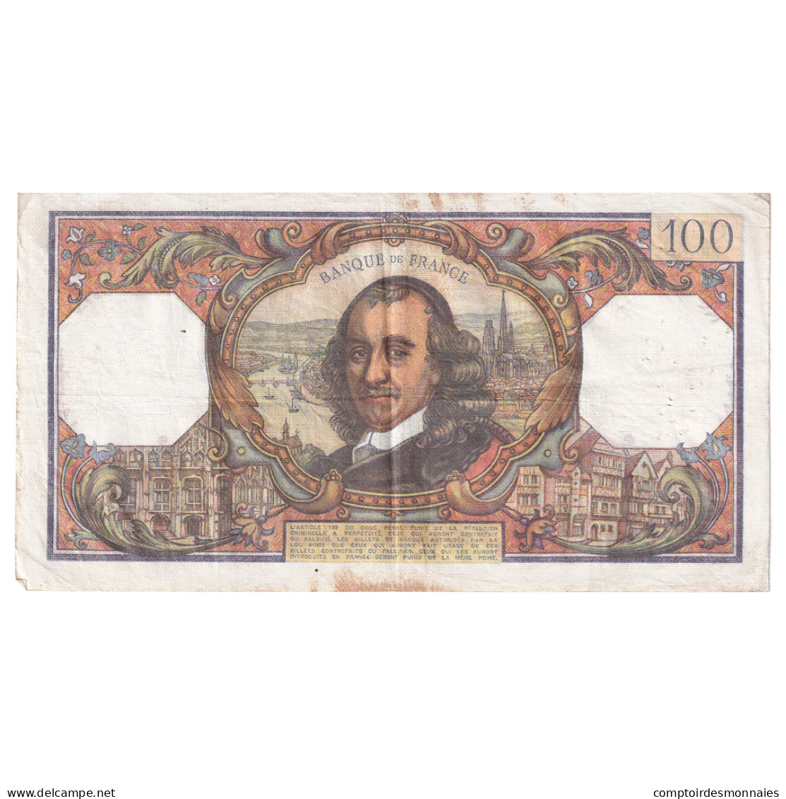 France, 100 Francs, Corneille, 1975, T.886, TTB, Fayette:65.50, KM:149e - 100 F 1964-1979 ''Corneille''