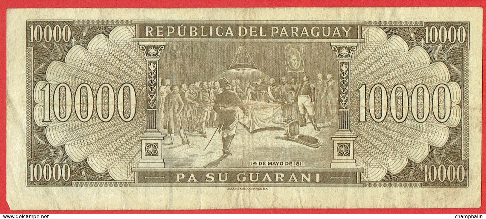 Paraguay - Billet De 10000 Guaranies - José Gaspar Rodriguez De Francia - 1998 - P216a - Paraguay