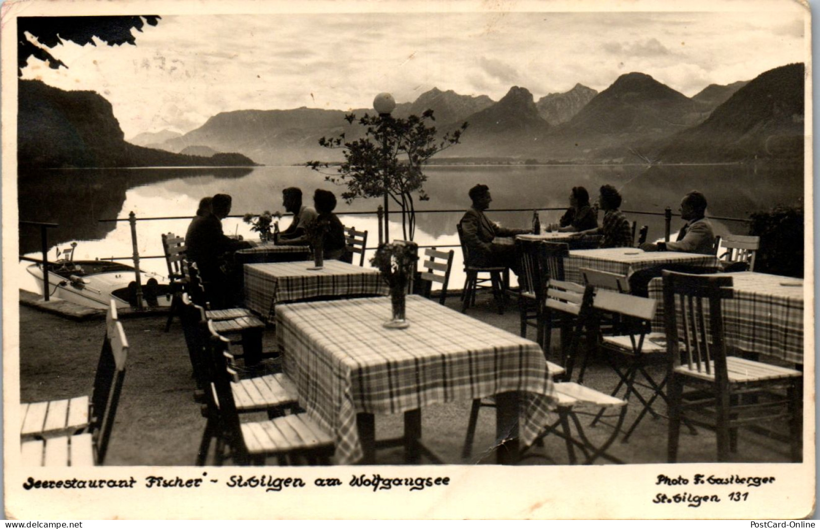 44814 - Salzburg - St. Gilgen , Seerestaurant Fischer Am Wolfgangsee , Restaurant - Gelaufen  - St. Gilgen