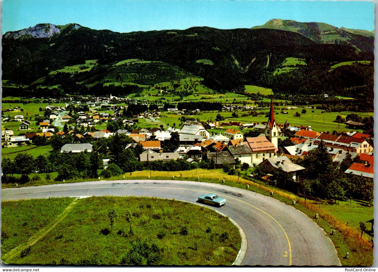 45488 - Kärnten - Kötschach Mauthen , Gailtal , Panorama - Gelaufen 1972 - Lesachtal
