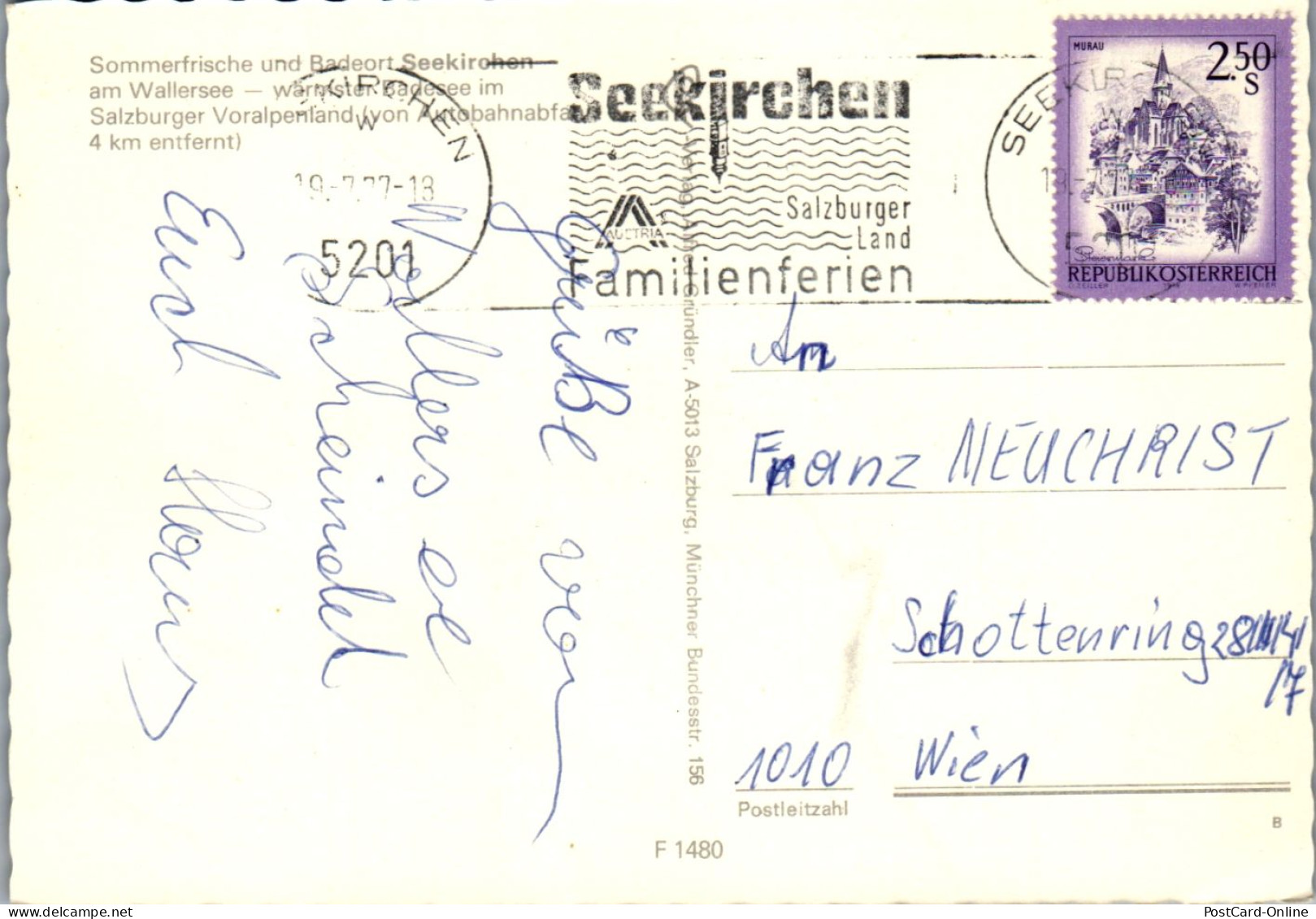 45258 - Salzburg - Seekirchen , Wallersee , Mehrbildkarte - Gelaufen 1977 - Seekirchen Am Wallersee