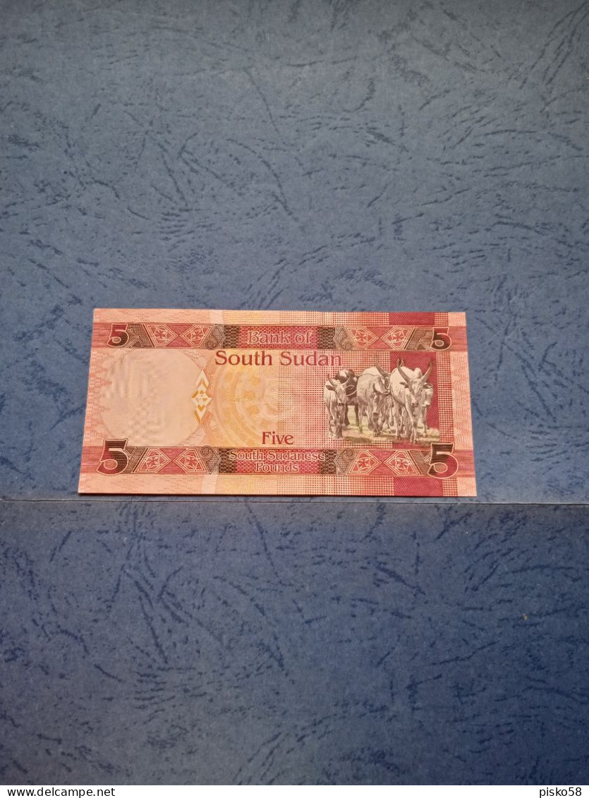 SUDAN DEL SUD-P11 5P 2015 UNC - Zuid-Soedan