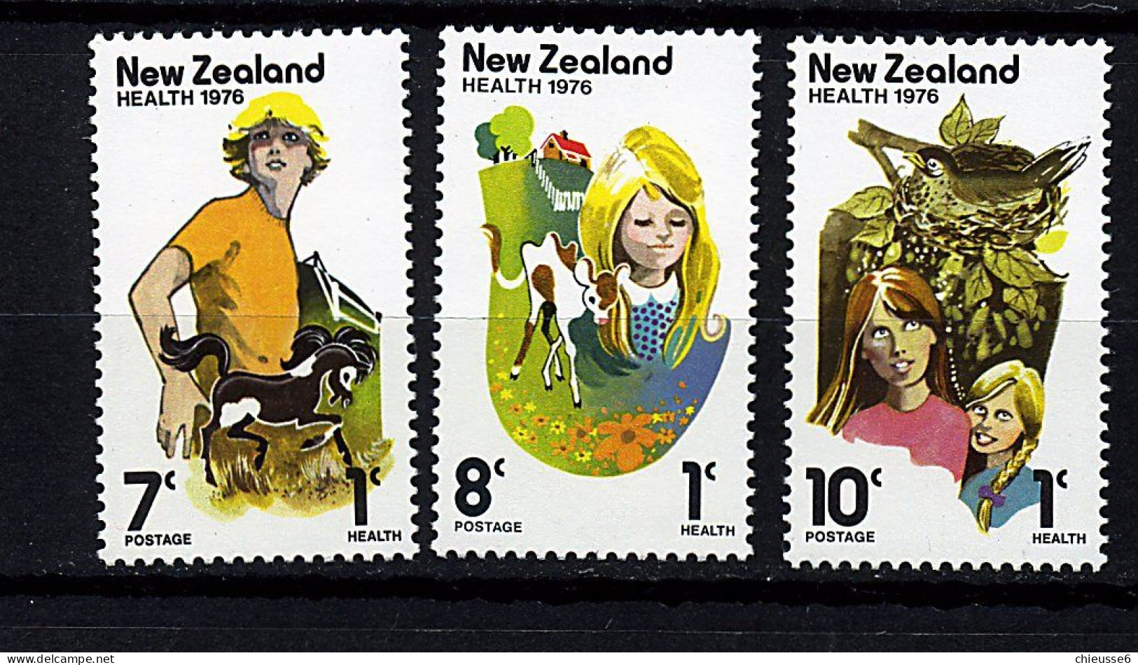 Nelle Zelande ** N° 669 à 671 - Au Profit Des Oeuvres Pour La Santé De L'enfance. Sujets Divers - Unused Stamps