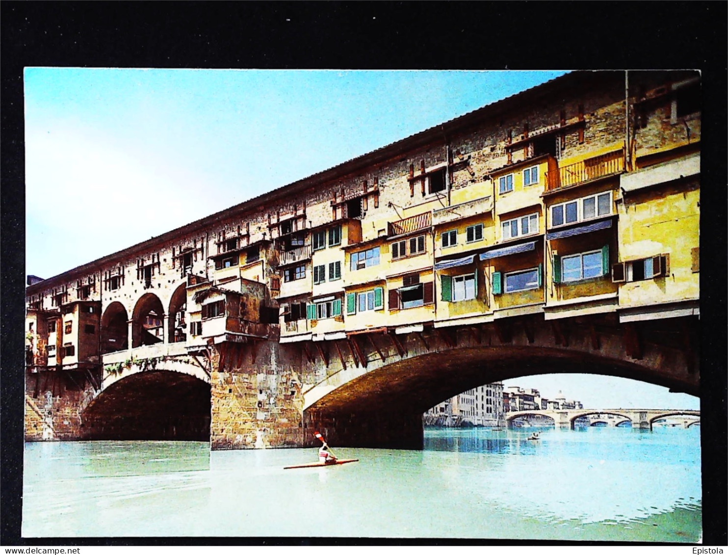 ► Cpsm FIRENZE Ponte Vecchio   Canoë - Rowing