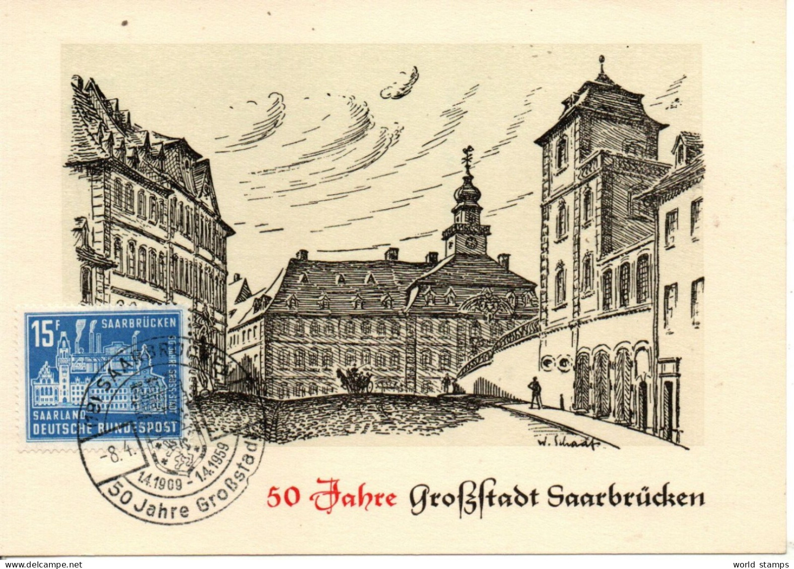 SARRE 1959 FDC - FDC