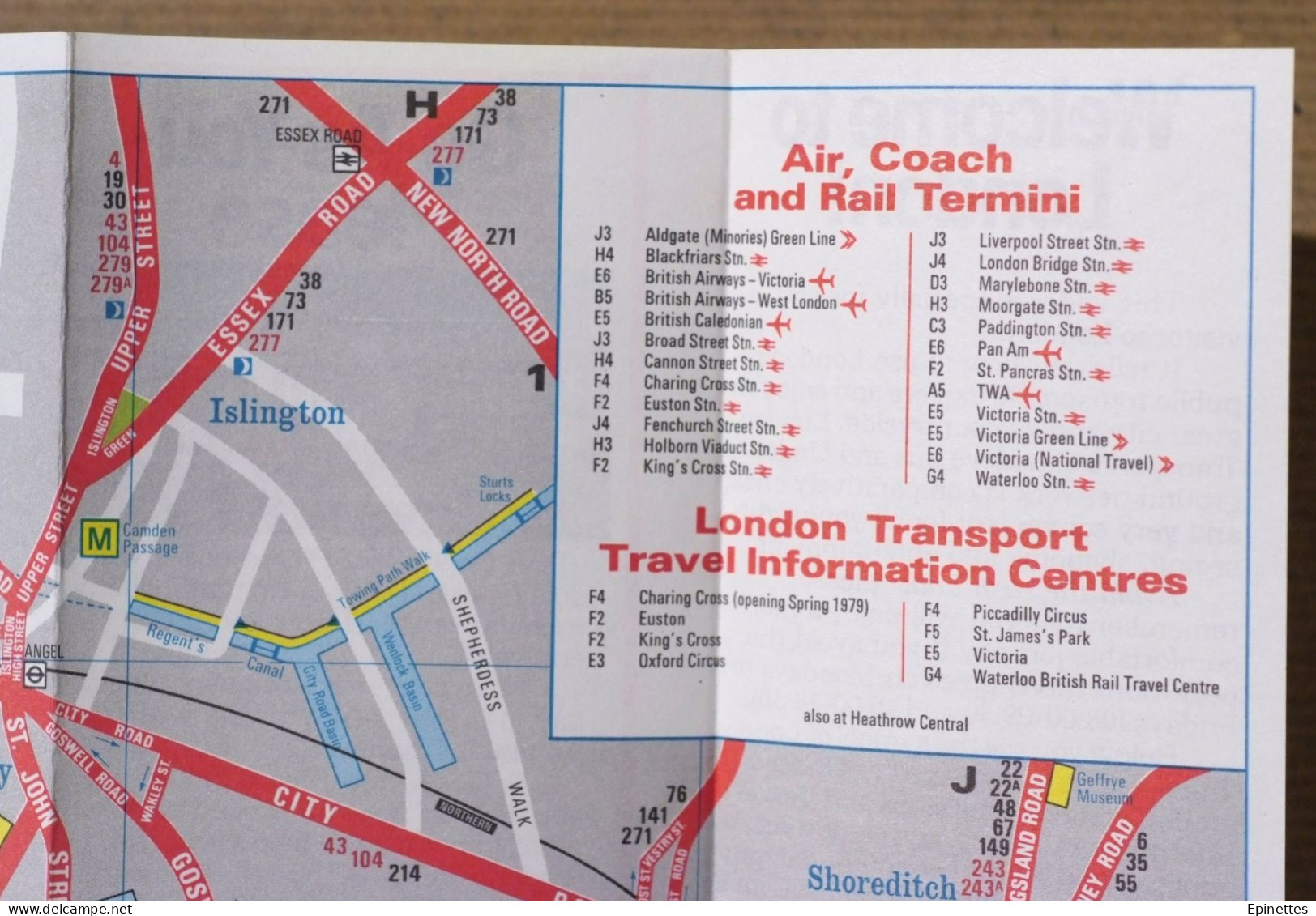 Plan Dépliant, Infos Touristiques Londres 1979 - London Transport Official Tourist Information - Europe