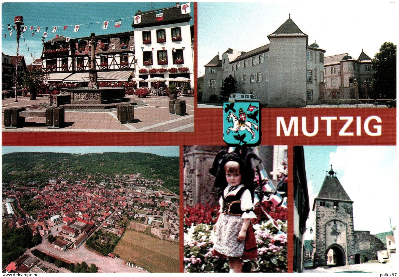 CPSM DE MUTZIG  (BAS RHIN)  MULTI-VUES - Mutzig