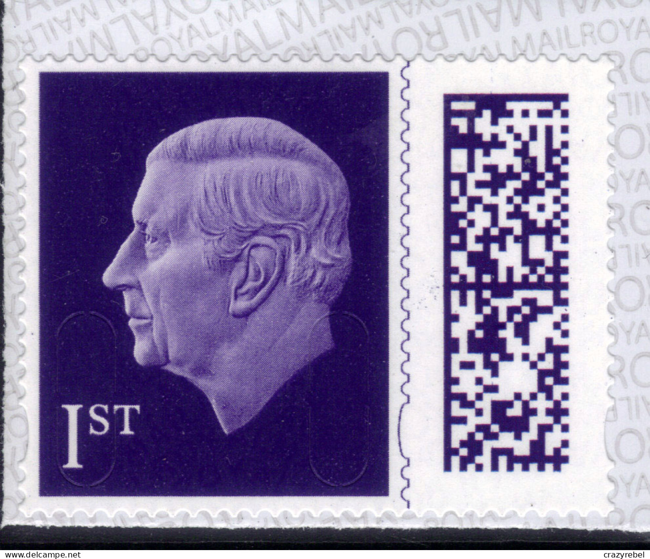 GB 2023 KC 3rd 1st Purple Barcode Machin MEIL Umm SG V5015 ( L108 ) - Nuovi