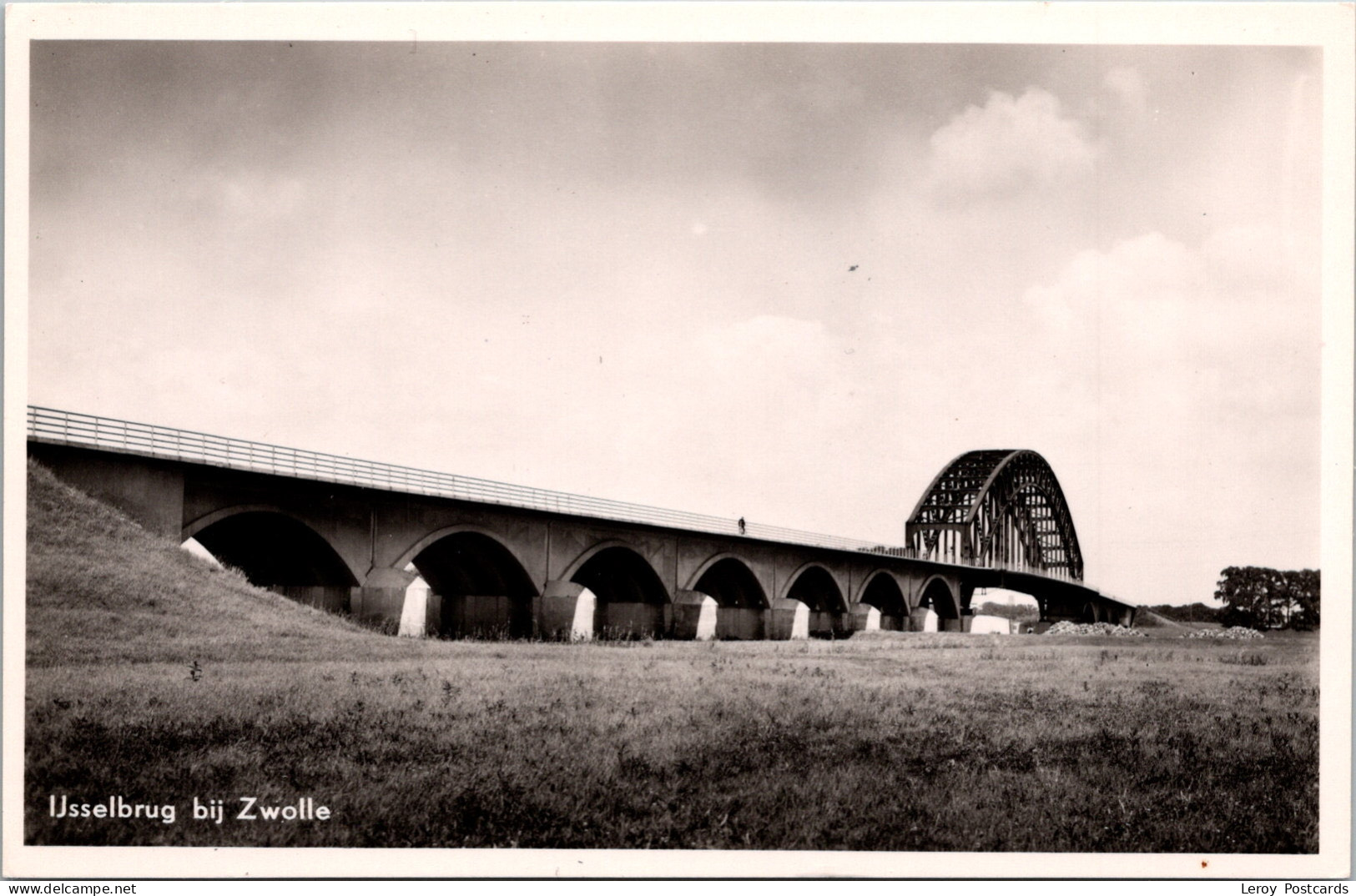 #3711 - Zwolle, Ijsselbrug 1952 (OV) - Zwolle