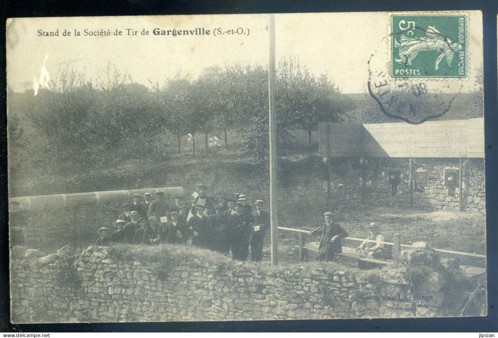 Cpa Du 78 Gargenville Stand De La Société De Tir JUI23-13 - Gargenville