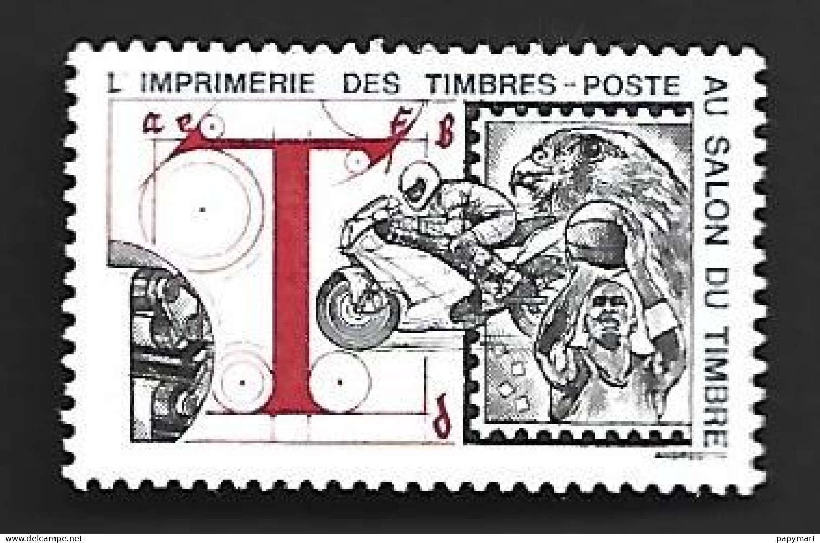 France. Vignette Imprimerie Des Timbres-Poste Au Salon Du Timbre - Briefmarkenmessen