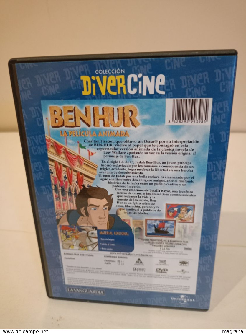 Película Dvd. Ben Hur. La Película Animada. Colección Divercine. 2005. Universal. - Enfants & Famille