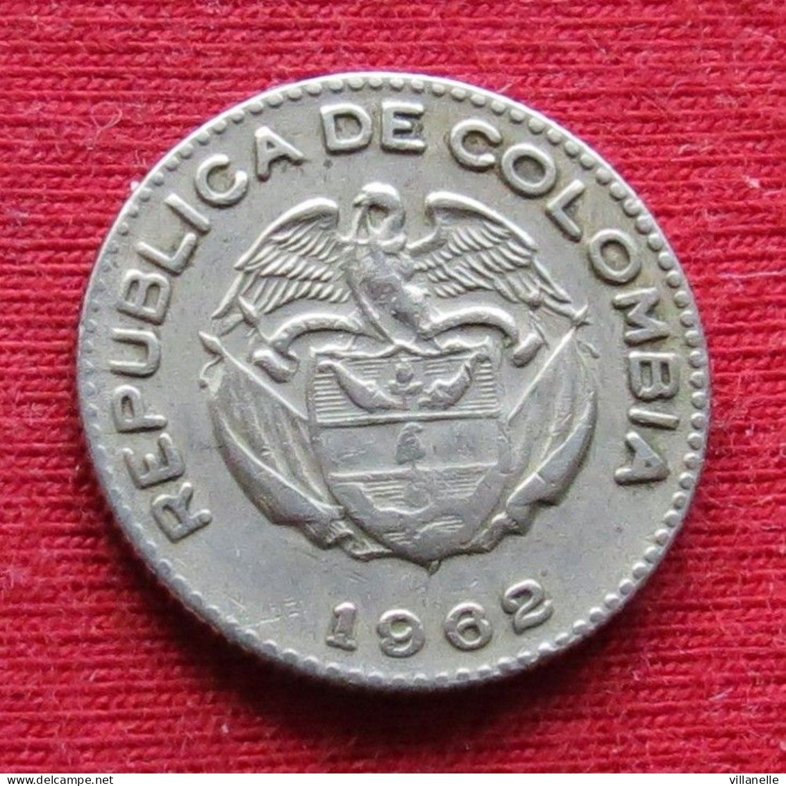 Colombia 10 Diez Centavos 1962 KM# 212.2 *VT Colombie Kolumbien - Colombie