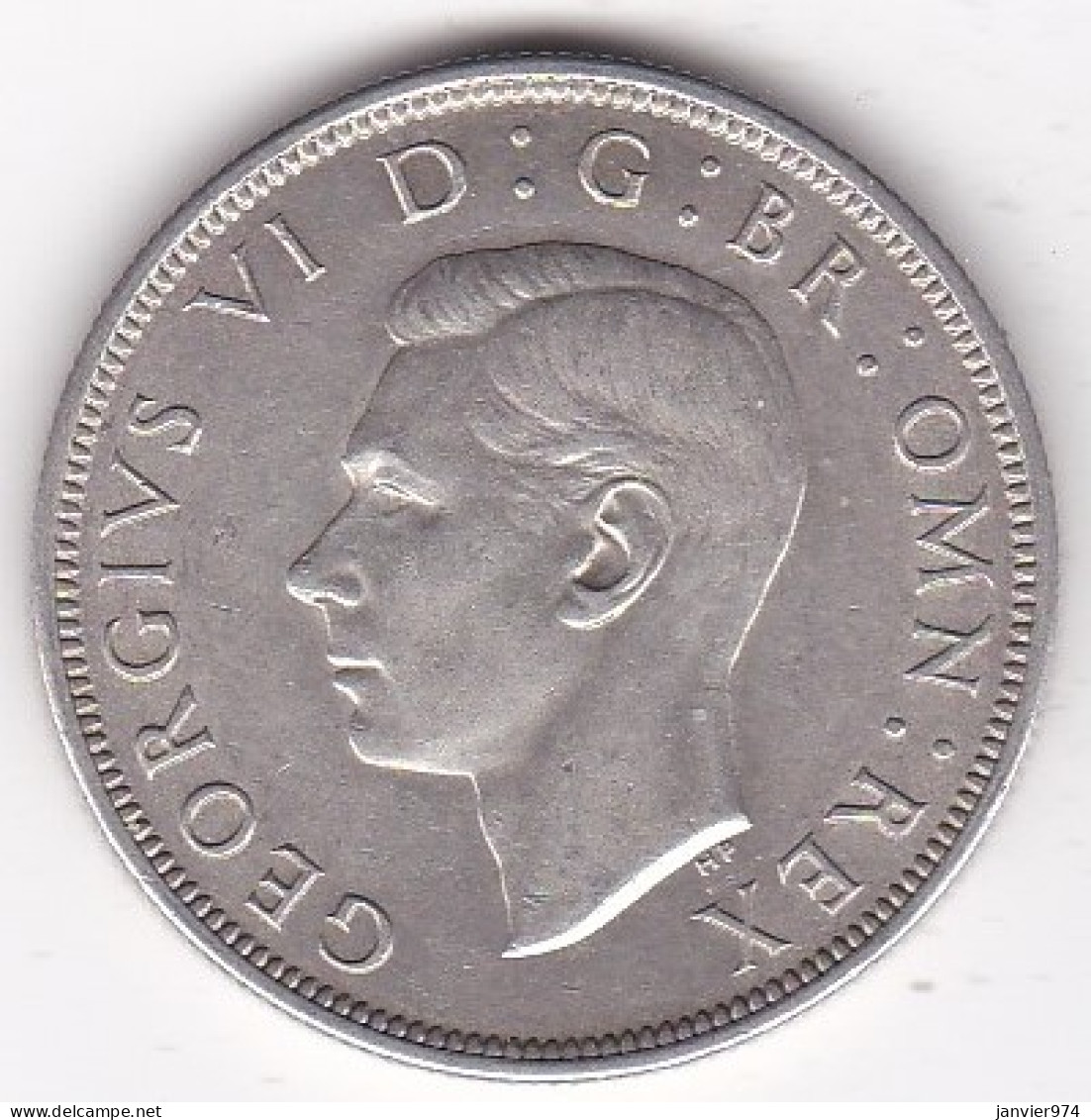 Grande Bretagne. Half Crown 1945 . George VI, En Argent , KM# 856, Superbe - K. 1/2 Crown