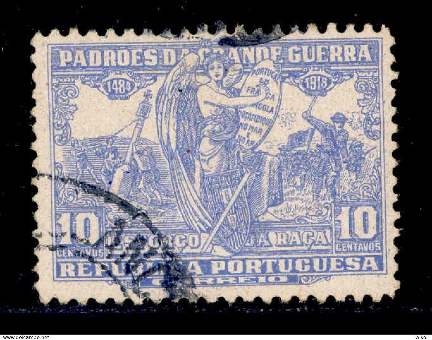 ! ! Portugal - 1925 Padroes Great War 10c - Af. IPT 15 - Used - Oblitérés