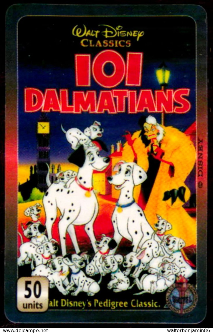 SCHEDA TELEFONICA PHONECARD U.K. DISNEY 101 DALMATIANS - UT 0126 - Other & Unclassified