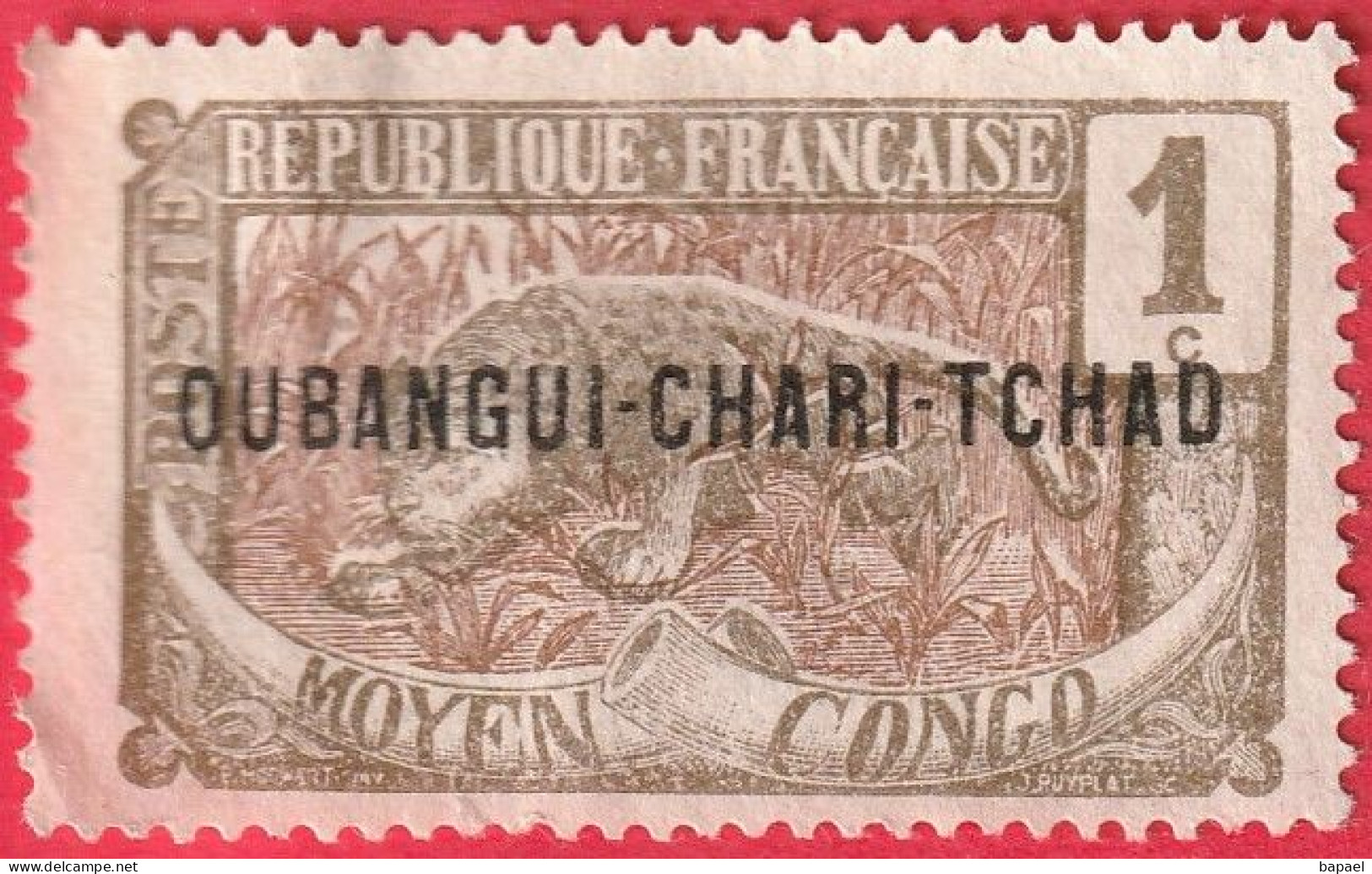 N° Yvert&Tellier 1 - Colonie Fse - Afrique (Oubangui) (1915-1918) - (* - Neuf Sans Gomme) - Unused Stamps