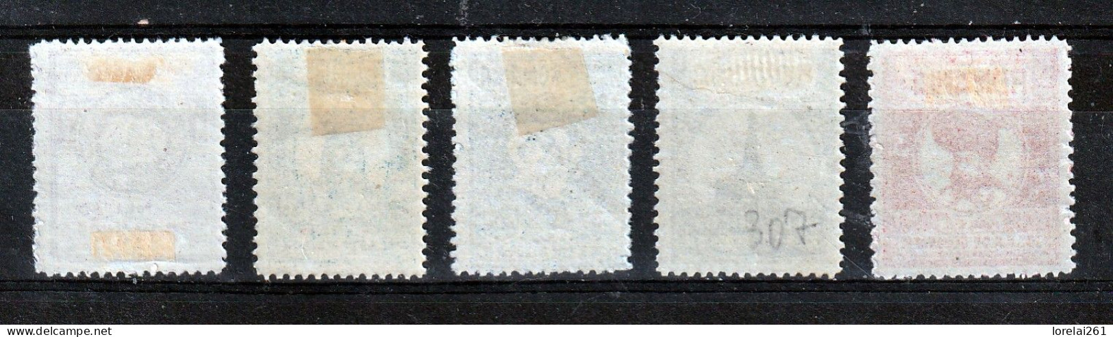 1926 - Jubilé De La Société De Géographie MH  Mi No 303/307 - Unused Stamps