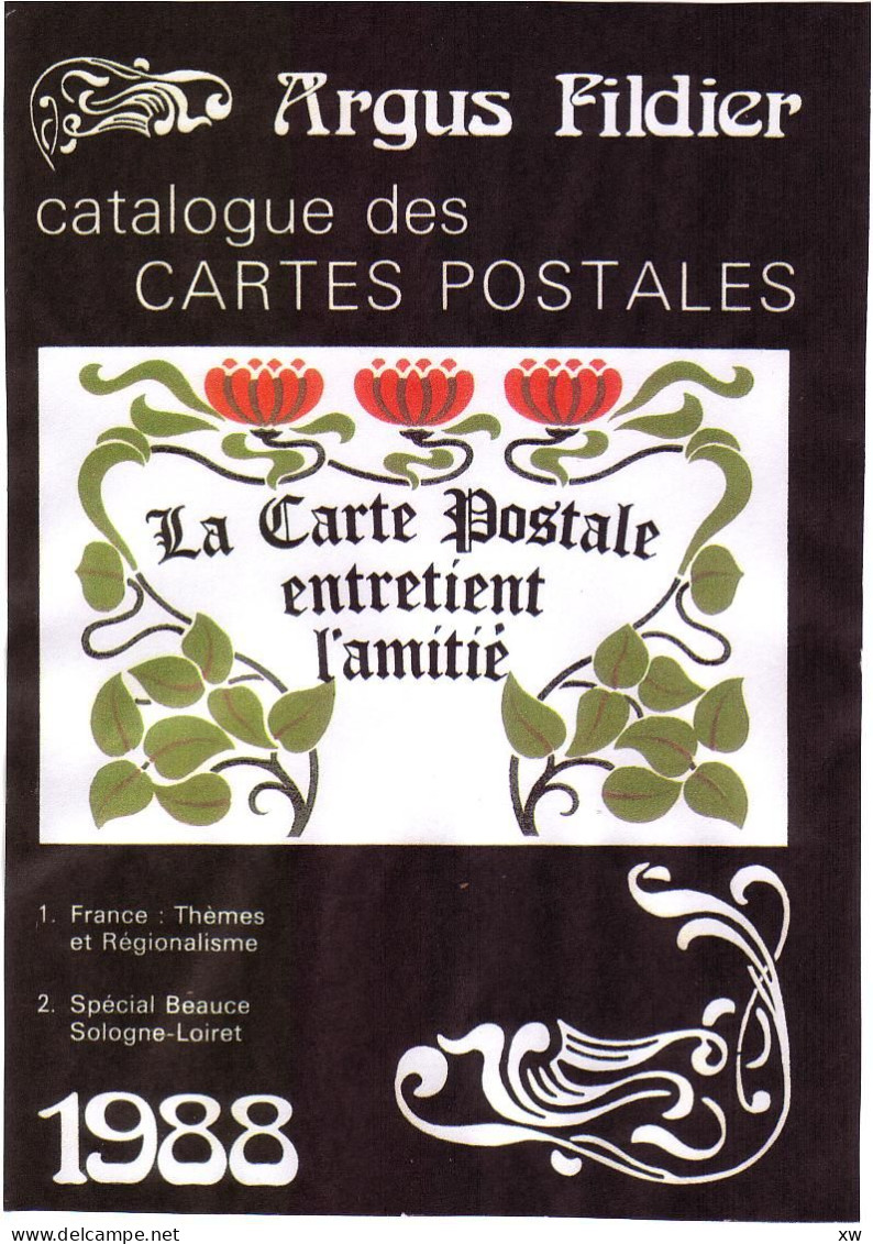 MATERIEL - CATALOGUE FILDIER 1988 - D 782 - Livres & Catalogues