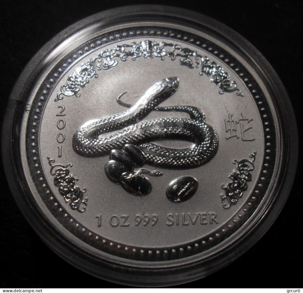 Australia - 1 Dollar 2001 - Anno Del Serpente - KM# 536 - Silver Bullions