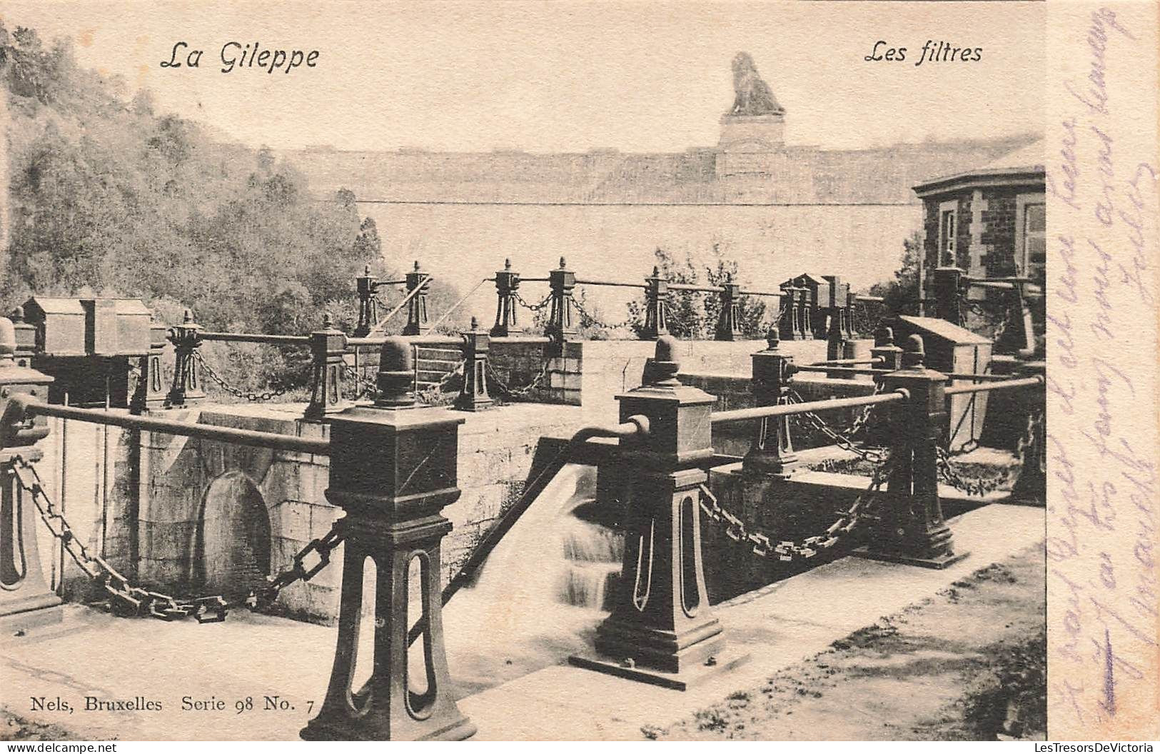 BELGIQUE - La Gileppe - Les Filtres - Barrage - Carte Postale Ancienne - Gileppe (Barrage)