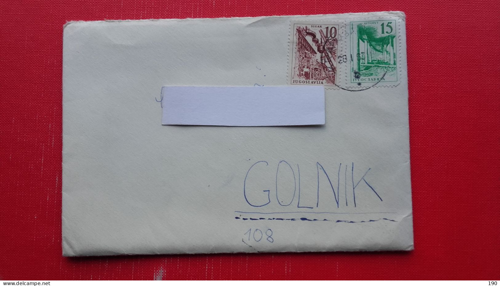 Letter Sent From Ljubljana To Golnik.Written By Child - Lettres & Documents