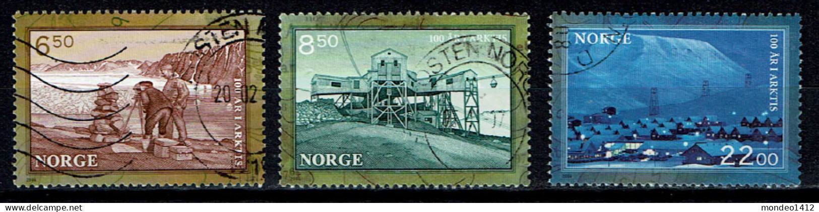 Norway 2006 - Yv.1521/1523  Mi.1578/1580 - Used - Spitzbergen, Longyearbyen, Arctique - Oblitérés