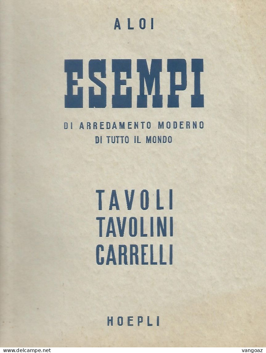 ESEMPI DI ARREDAMENTO MODERNO - TAVOLI, TAVOLINI, CARRELLI - Arts, Architecture