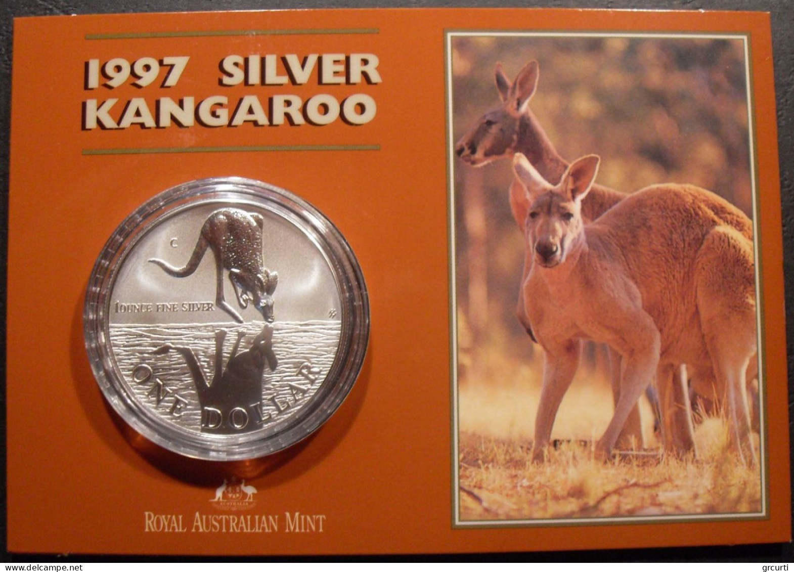 Australia - 1 Dollar 1997 - Canguro - KM# 325 - Silver Bullions
