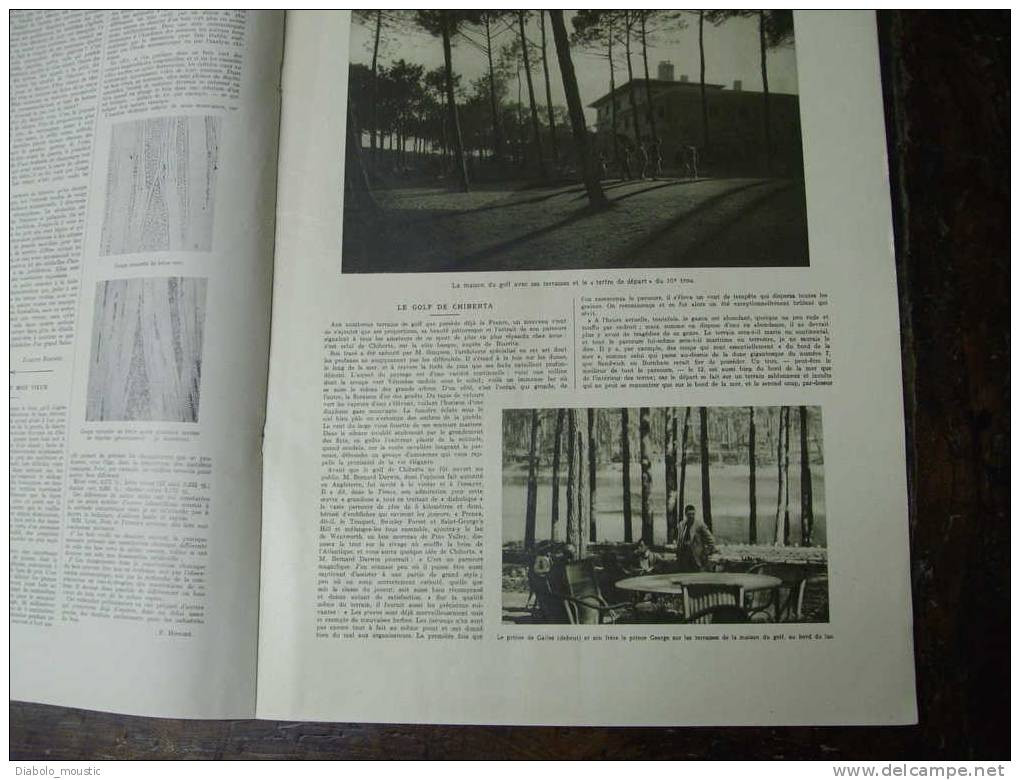 18 Juin 1927 : A Bord Des Paquebots ; Golf De Chiberta ; Expo Art Africain; Nos Téléphones ; Léon DAUDET - L'Illustration